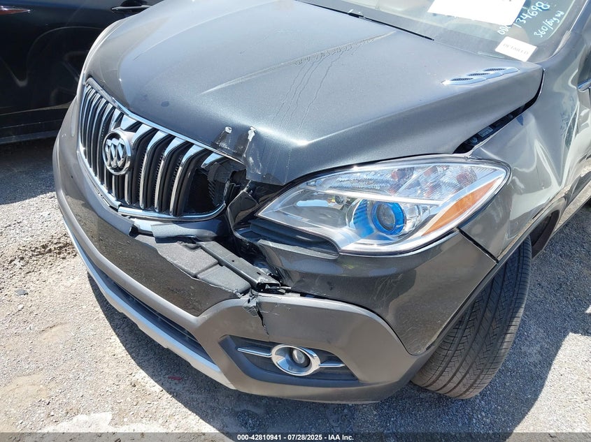 2016 Buick Encore VIN KL4CJCSB0GB733412 IAAI salvage auction — FRONT END, Clear (Oklahoma), sold $50 on 2026-07-28 (photo 6)