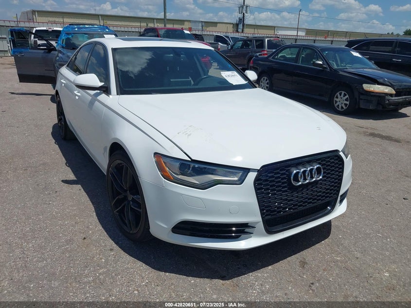 2015 Audi A6 VIN WAUCFAFC6FN029076 IAAI salvage auction — LEFT SIDE, Salvage Title, sold $4,075 on 2026-07-08 (photo 1)