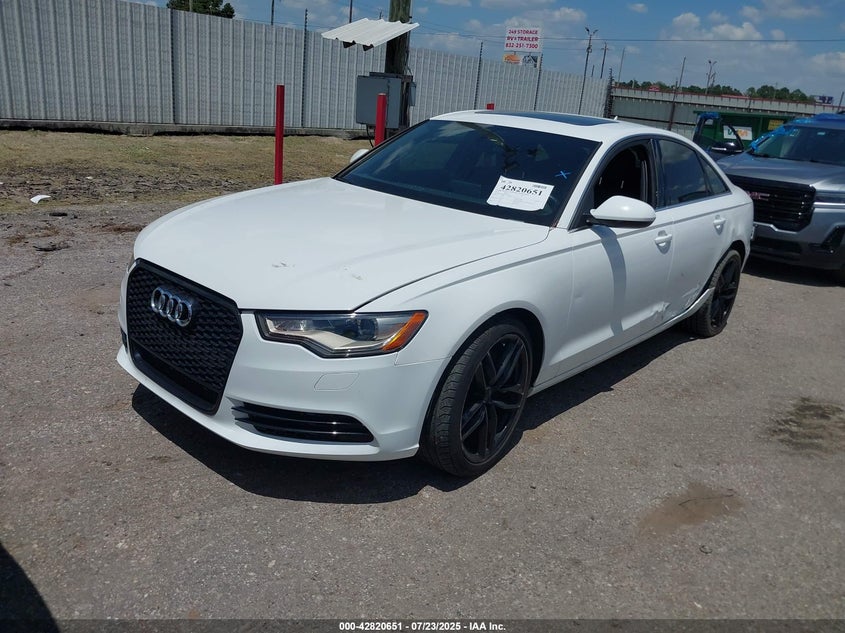 2015 Audi A6 VIN WAUCFAFC6FN029076 IAAI salvage auction — LEFT SIDE, Salvage Title, sold $4,075 on 2026-07-08 (photo 2)