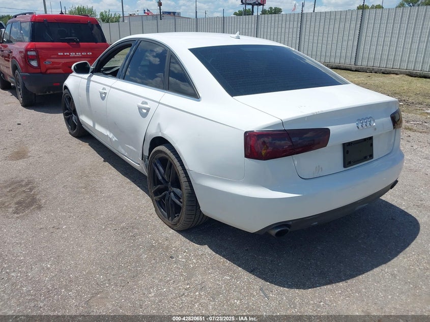 2015 Audi A6 VIN WAUCFAFC6FN029076 IAAI salvage auction — LEFT SIDE, Salvage Title, sold $4,075 on 2026-07-08 (photo 3)