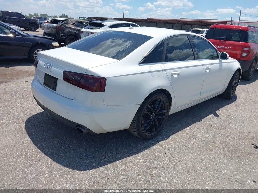 2015 Audi A6 VIN WAUCFAFC6FN029076 IAAI salvage auction — LEFT SIDE, Salvage Title, sold $4,075 on 2026-07-08 (photo 4)