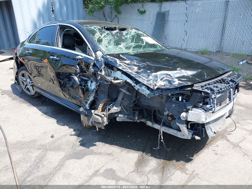 2019 Mercedes-benz A-class VIN WDD3G4FB8KW006529 IAAI salvage auction — SIDE, Mv-907A (New York), sold $1,700 on 2026-09-07 (photo 1)