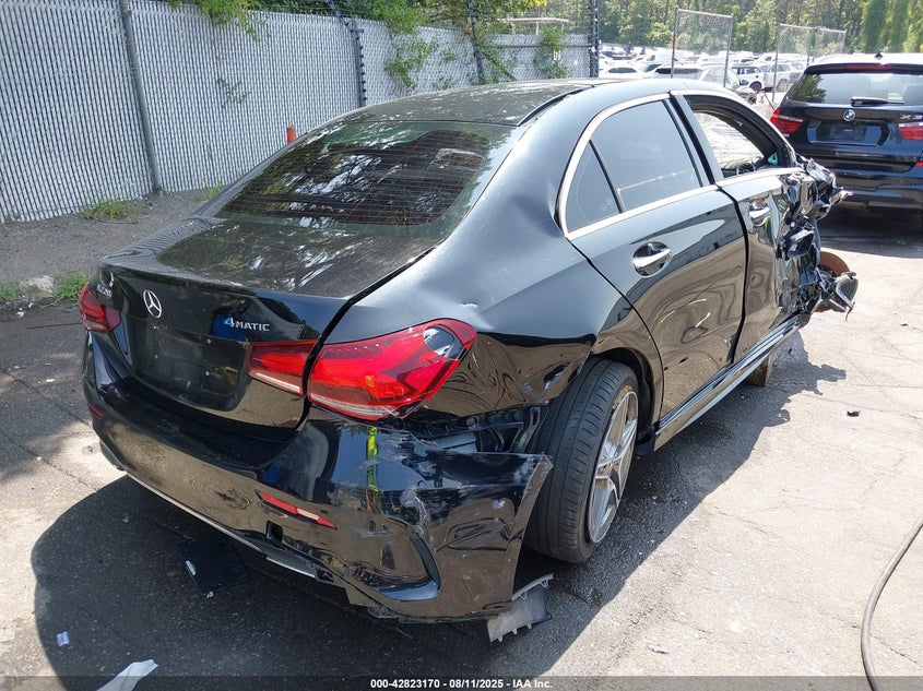 2019 Mercedes-benz A-class VIN WDD3G4FB8KW006529 IAAI salvage auction — SIDE, Mv-907A (New York), sold $1,700 on 2026-09-07 (photo 4)