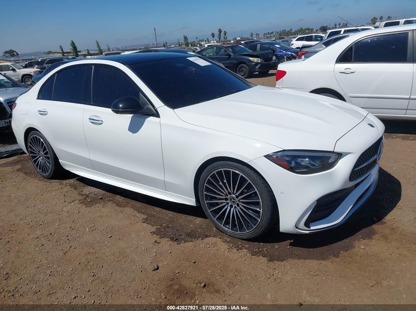 2023 Mercedes-benz C 300 VIN W1KAF4GB9PR078497 IAAI salvage auction — UNKNOWN, Salvage Title, sold $19,000 on 2026-07-12 (photo 1)