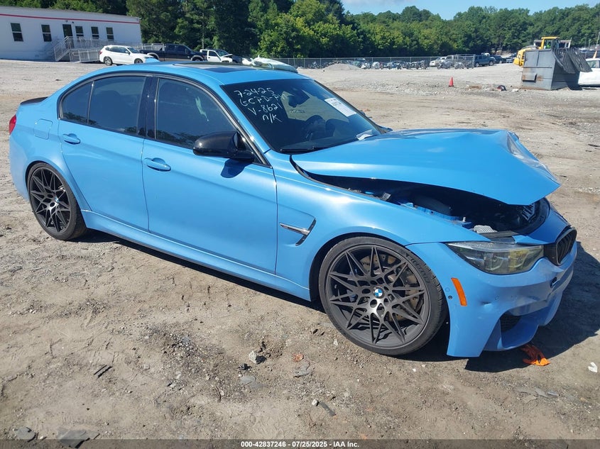 2018 BMW M3 VIN WBS8M9C59J5J78621 — IAAI salvage auction photo