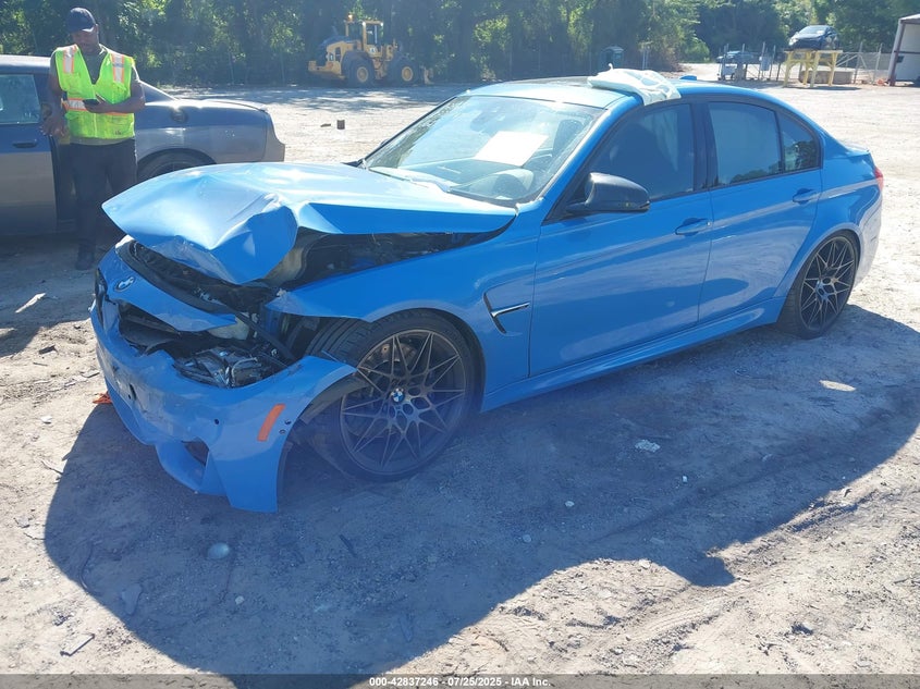 2018 BMW M3 VIN WBS8M9C59J5J78621 IAAI salvage auction — FRONT END, Salvage (Georgia), sold $18,800 on 2026-08-28 (photo 2)
