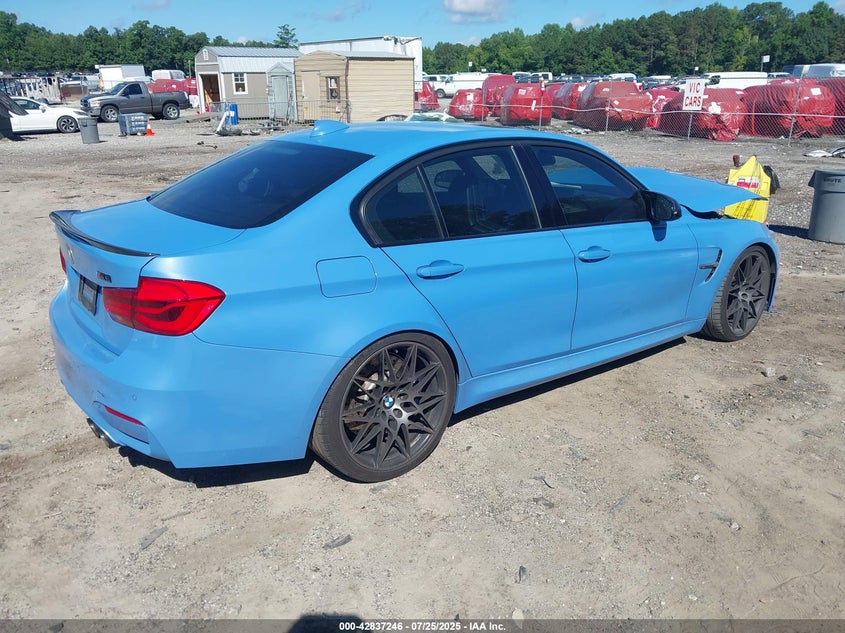 2018 BMW M3 VIN WBS8M9C59J5J78621 IAAI salvage auction — FRONT END, Salvage (Georgia), sold $18,800 on 2026-08-28 (photo 4)