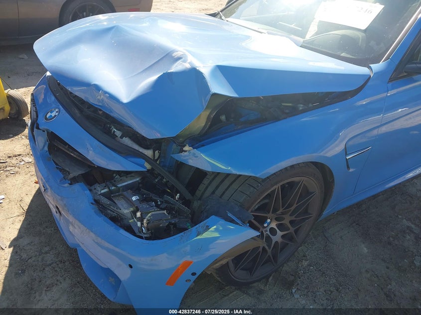 2018 BMW M3 VIN WBS8M9C59J5J78621 IAAI salvage auction — FRONT END, Salvage (Georgia), sold $18,800 on 2026-08-28 (photo 6)