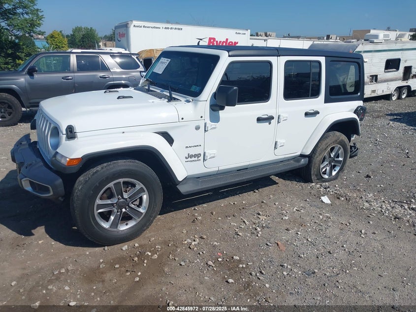 2020 Jeep Wrangler unlimited VIN 1C4HJXEN5LW339254 IAAI salvage auction — REAR END, Salvage (Pennsylvania), sold $8,300 on 2026-07-24 (photo 2)