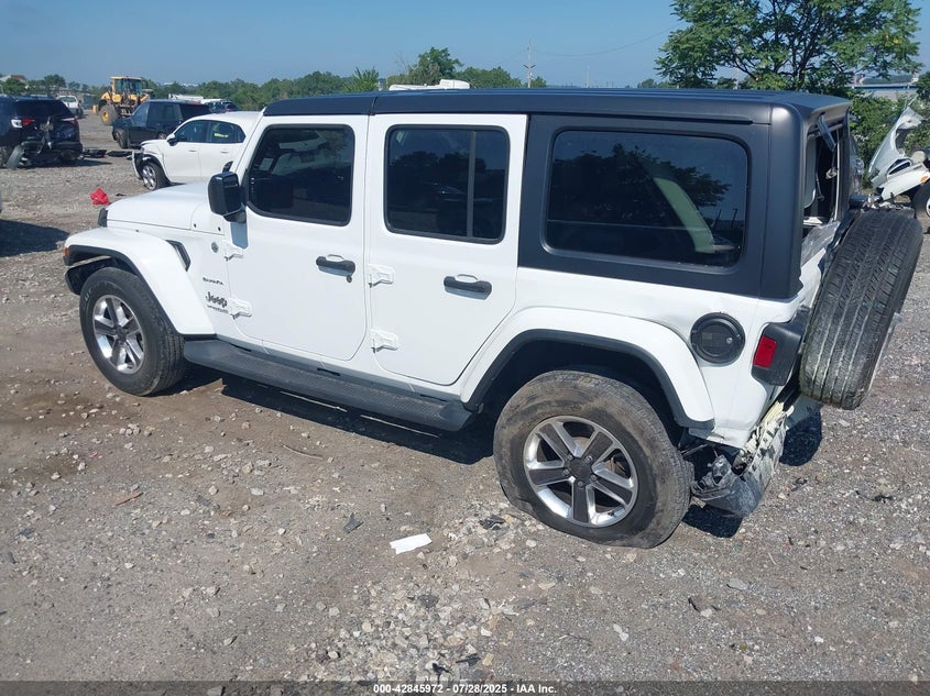 2020 Jeep Wrangler unlimited VIN 1C4HJXEN5LW339254 IAAI salvage auction — REAR END, Salvage (Pennsylvania), sold $8,300 on 2026-07-24 (photo 3)