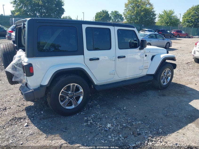 2020 Jeep Wrangler unlimited VIN 1C4HJXEN5LW339254 IAAI salvage auction — REAR END, Salvage (Pennsylvania), sold $8,300 on 2026-07-24 (photo 4)