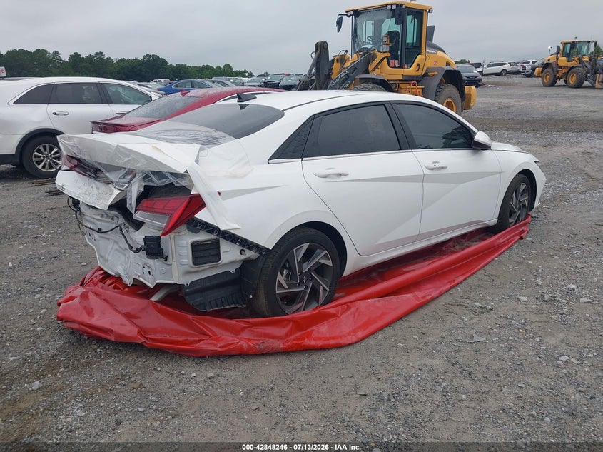 2024 Hyundai Elantra VIN KMHLS4DG2RU665943 IAAI salvage auction — REAR END, Salvage (Georgia), sold $3,600 on 2026-07-28 (photo 4)