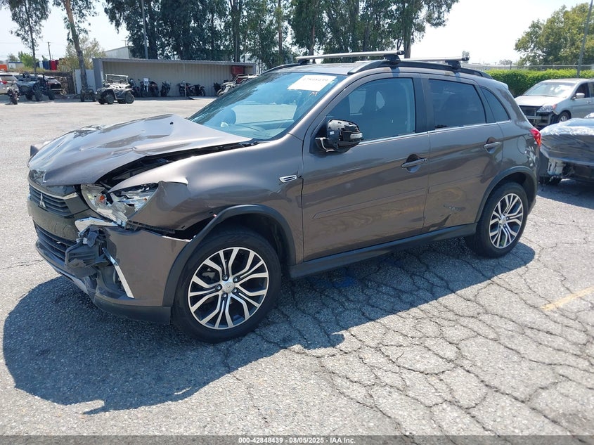 2017 Mitsubishi Outlander sport VIN JA4AP4AW7HZ019043 IAAI salvage auction — FRONT END, Salvage Title, sold $1,675 on 2026-07-07 (photo 2)