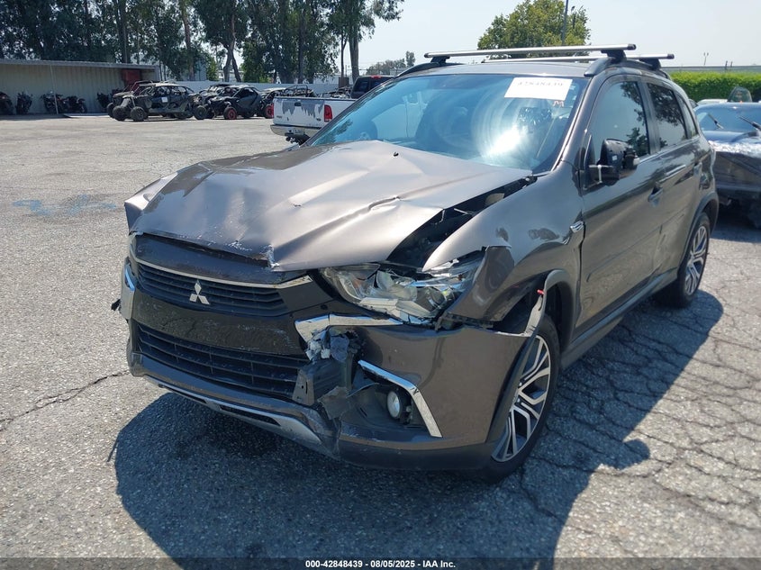 2017 Mitsubishi Outlander sport VIN JA4AP4AW7HZ019043 IAAI salvage auction — FRONT END, Salvage Title, sold $1,675 on 2026-07-07 (photo 6)