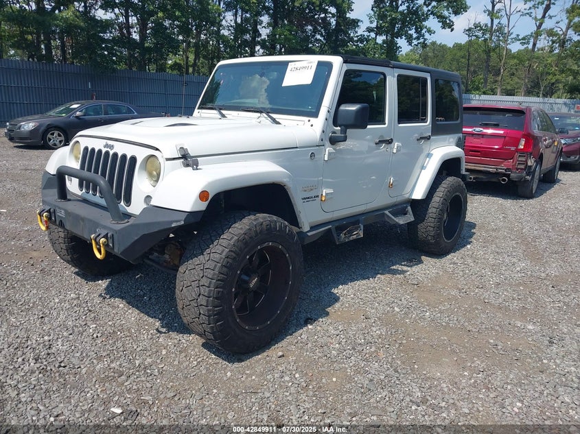 2015 Jeep Wrangler unlimited VIN 1C4BJWEG9FL604166 IAAI salvage auction — LEFT SIDE, Salvage Title, sold $7,000 on 2026-07-29 (photo 2)