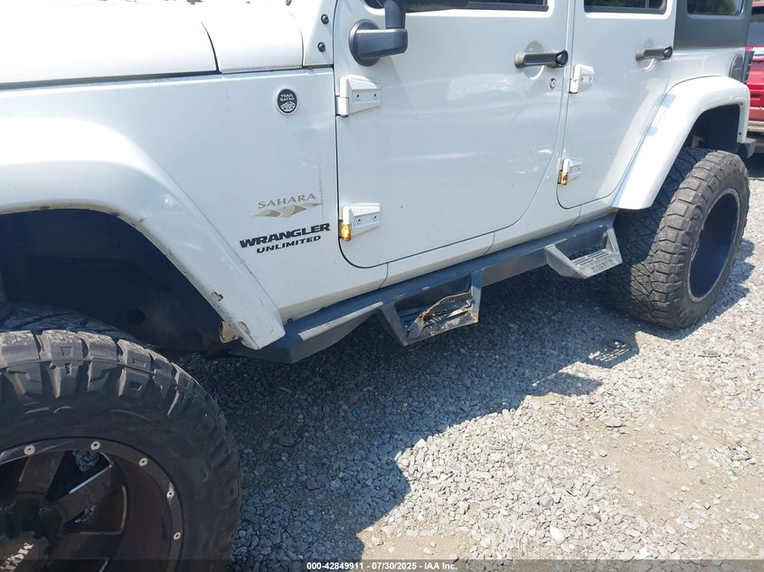 2015 Jeep Wrangler unlimited VIN 1C4BJWEG9FL604166 IAAI salvage auction — LEFT SIDE, Salvage Title, sold $7,000 on 2026-07-29 (photo 6)