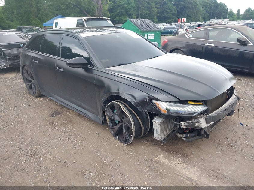 2021 Audi Rs6 avant VIN WUA1CBF20MN900439 IAAI salvage auction — FRONT END, Salvage Title, sold $36,450 on 2026-07-30 (photo 1)