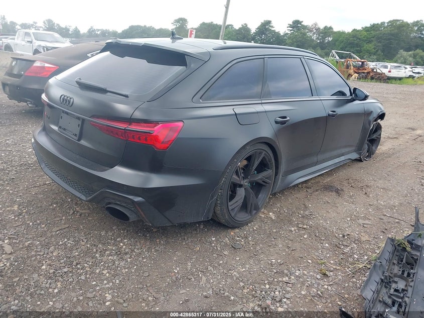 2021 Audi Rs6 avant VIN WUA1CBF20MN900439 IAAI salvage auction — FRONT END, Salvage Title, sold $36,450 on 2026-07-30 (photo 4)