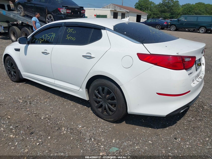 2015 Kia Optima VIN KNAGM4A76F5536613 IAAI salvage auction — UNKNOWN, Salvage Title, sold $75 on 2026-07-21 (photo 3)
