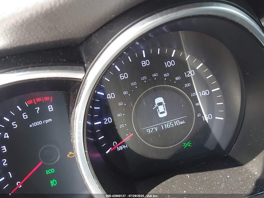 2015 Kia Optima VIN KNAGM4A76F5536613 IAAI salvage auction — UNKNOWN, Salvage Title, sold $75 on 2026-07-21 (photo 7)