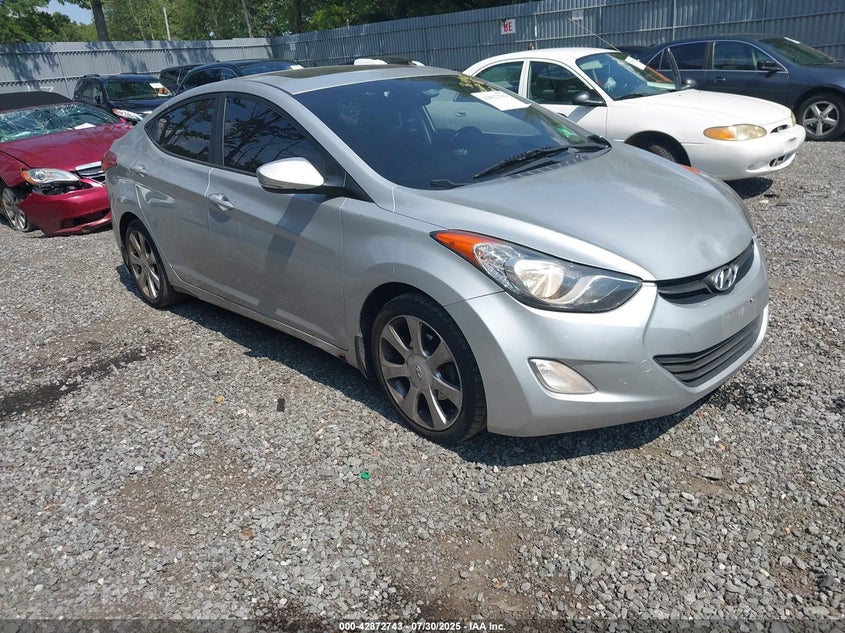 2013 Hyundai Elantra VIN KMHDH4AE8DU627356 IAAI salvage auction — THEFT, Salvage (Idaho), sold $775 on 2026-08-01 (photo 1)