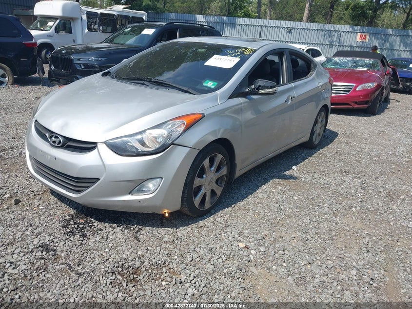 2013 Hyundai Elantra VIN KMHDH4AE8DU627356 IAAI salvage auction — THEFT, Salvage (Idaho), sold $775 on 2026-08-01 (photo 2)