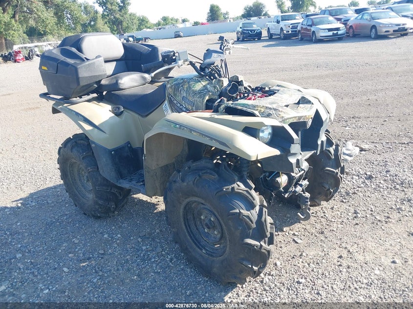 2019 Yamaha Yfm700 VIN 5Y4AMJ938KA100606 IAAI salvage auction — FRONT END, Original (Alaska), sold $3,600 on 2026-09-22 (photo 1)