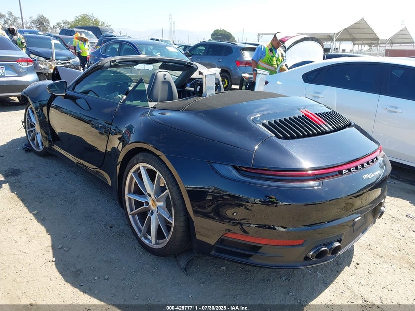 2021 Porsche 911 VIN WP0CA2A93MS239717 IAAI salvage auction — Front End, Salvage (California), sold $38,250 on 2025-12-22 (photo 3)