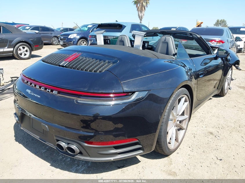 2021 Porsche 911 VIN WP0CA2A93MS239717 IAAI salvage auction — Front End, Salvage (California), sold $38,250 on 2025-12-22 (photo 4)