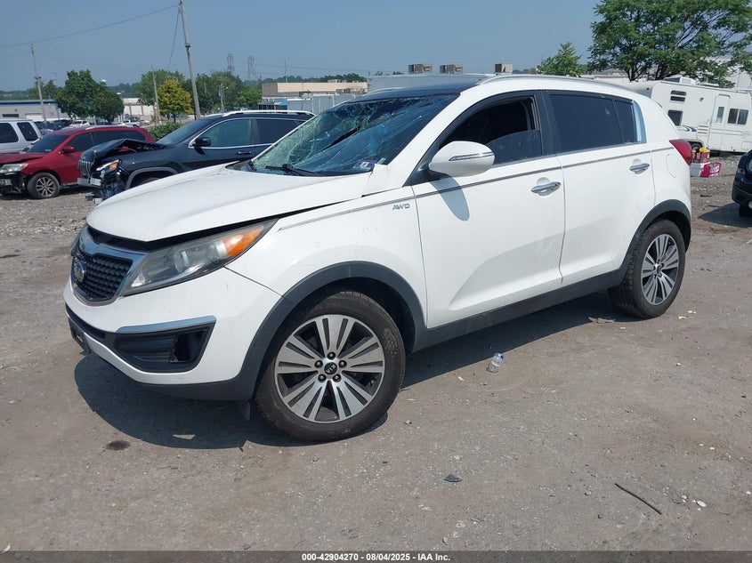2016 Kia Sportage VIN KNDPCCAC1G7808181 IAAI salvage auction — RIGHT SIDE, Salvage Title, sold $1,050 on 2026-07-10 (photo 2)