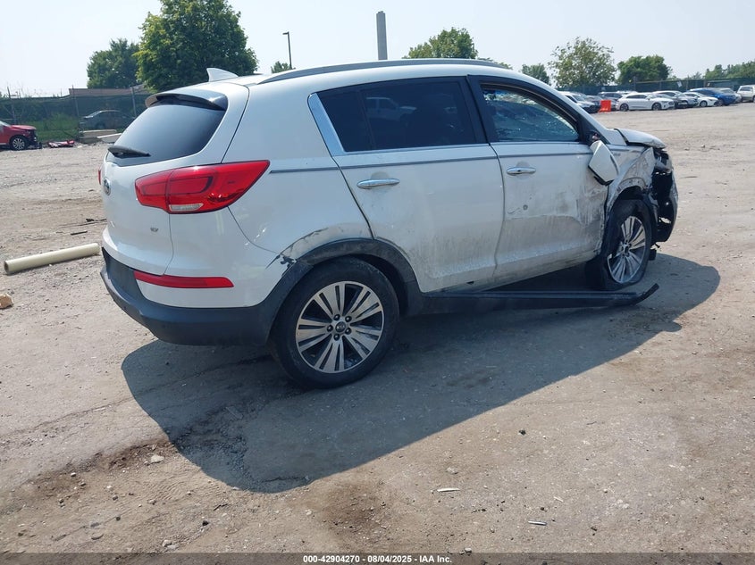 2016 Kia Sportage VIN KNDPCCAC1G7808181 IAAI salvage auction — RIGHT SIDE, Salvage Title, sold $1,050 on 2026-07-10 (photo 4)
