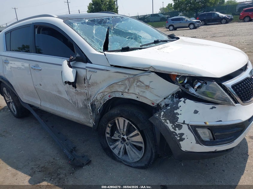 2016 Kia Sportage VIN KNDPCCAC1G7808181 IAAI salvage auction — RIGHT SIDE, Salvage Title, sold $1,050 on 2026-07-10 (photo 6)