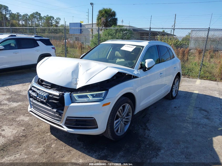 2019 Audi Q5 VIN WA1BNAFY7K2075020 IAAI salvage auction — FRONT END, Other, sold $5,875 on 2026-07-22 (photo 2)