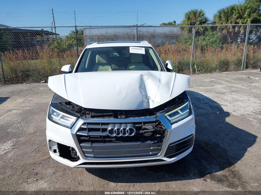 2019 Audi Q5 VIN WA1BNAFY7K2075020 IAAI salvage auction — FRONT END, Other, sold $5,875 on 2026-07-22 (photo 6)