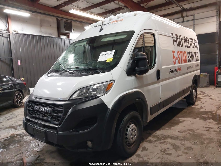 2024 Ram Promaster 2500 VIN 3C6LRVDG4RE133010 IAAI salvage auction — RIGHT SIDE, Salvage (New Jersey), sold $9,550 on 2026-07-14 (photo 2)
