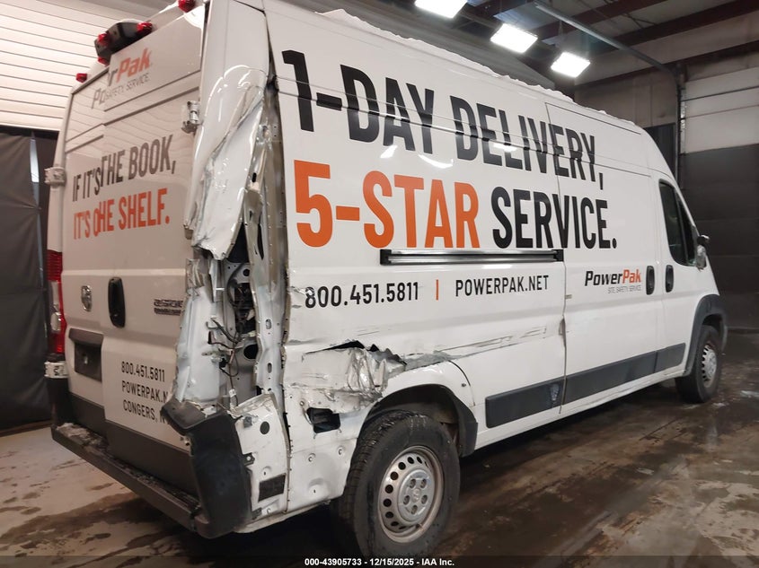 2024 Ram Promaster 2500 VIN 3C6LRVDG4RE133010 IAAI salvage auction — RIGHT SIDE, Salvage (New Jersey), sold $9,550 on 2026-07-14 (photo 6)