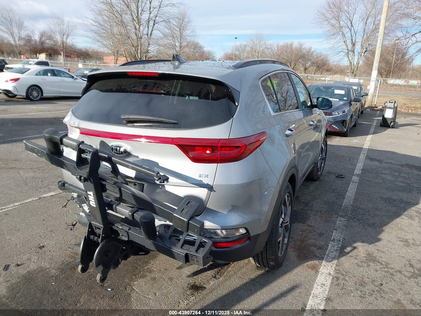 2022 Kia Sportage VIN KNDPNCACXN7985075 IAAI salvage auction — FRONT & REAR, Salvage (New Jersey), sold $4,650 on 2026-07-06 (photo 4)