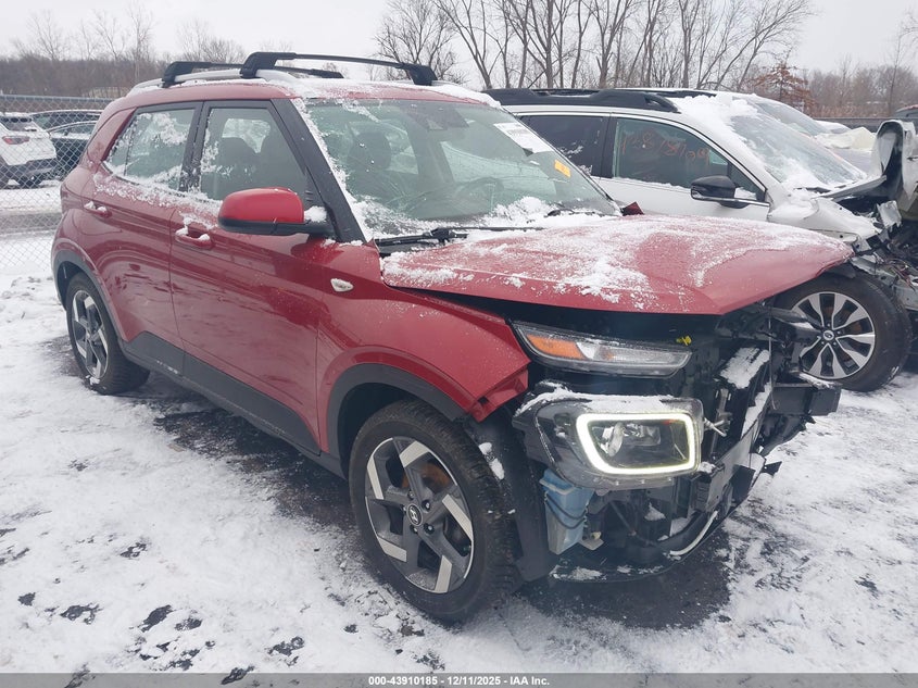 2022 Hyundai Venue VIN KMHRC8A37NU143593 IAAI salvage auction — FRONT END, Original (Ohio), sold $2,150 on 2026-07-14 (photo 1)