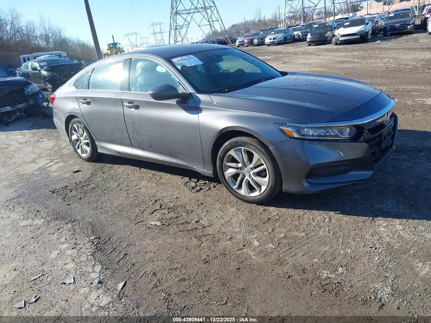 2018 Honda Accord VIN 1HGCV1F14JA252335 IAAI salvage auction — LEFT REAR, Salvage Title, sold $5,275 on 2026-09-25 (photo 1)