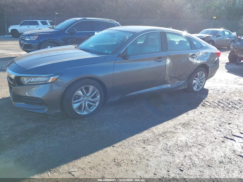 2018 Honda Accord VIN 1HGCV1F14JA252335 IAAI salvage auction — LEFT REAR, Salvage Title, sold $5,275 on 2026-09-25 (photo 2)