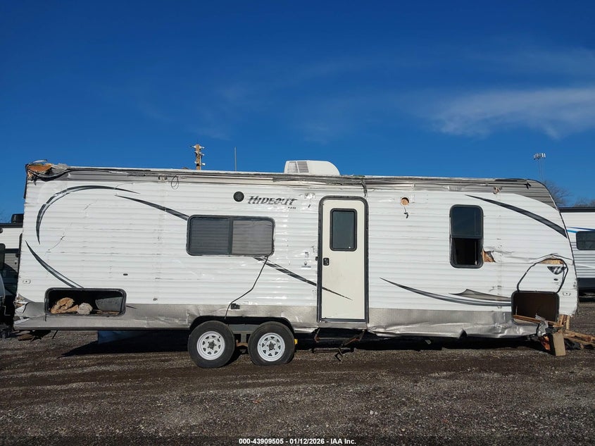 2016 Keystone Hideout VIN 4YDT26027G7203266 IAAI salvage auction — FRONT & REAR, Regular Certificate (Iowa), sold $0 on 2026-09-29 (photo 6)