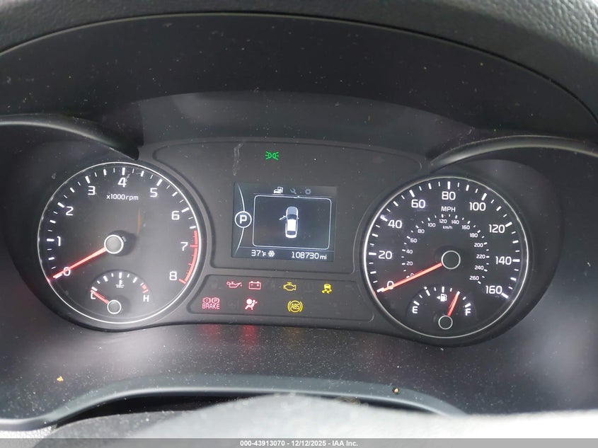 2016 Kia Optima VIN KNAGT4L35G5071210 IAAI salvage auction — ROLLOVER, Salvage (Indiana), sold $750 on 2026-07-07 (photo 7)