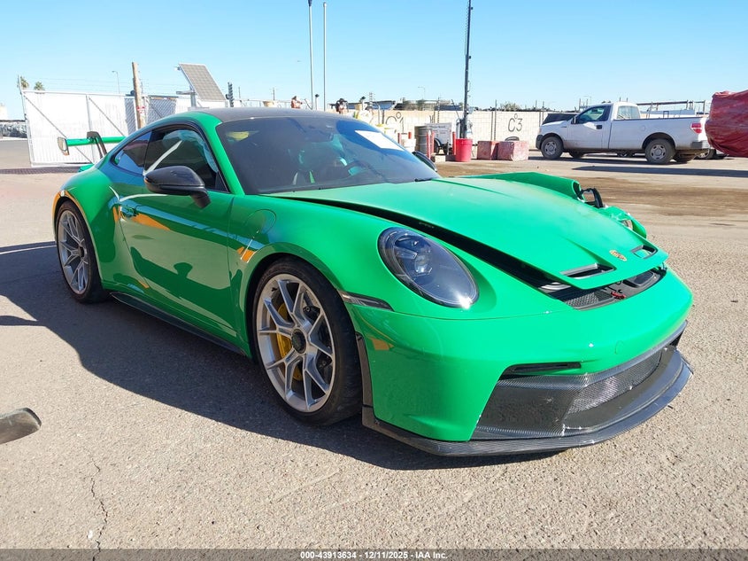 2022 Porsche 911 VIN WP0AC2A93NS269531 — IAAI salvage auction photo