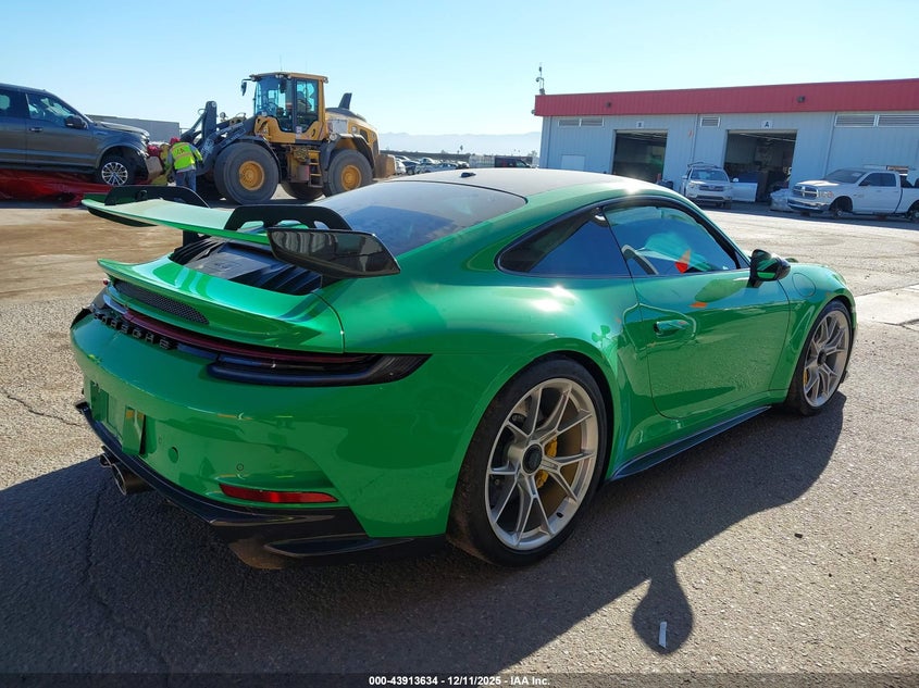 2022 Porsche 911 VIN WP0AC2A93NS269531 IAAI salvage auction — LEFT FRONT, Salvage Title, sold $134,000 on 2026-08-31 (photo 4)