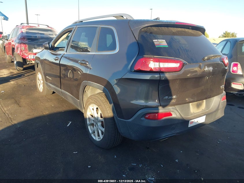 2016 Jeep Cherokee VIN 1C4PJMCB8GW311098 IAAI salvage auction — MECHANICAL, Other, sold $1,575 on 2026-08-14 (photo 3)