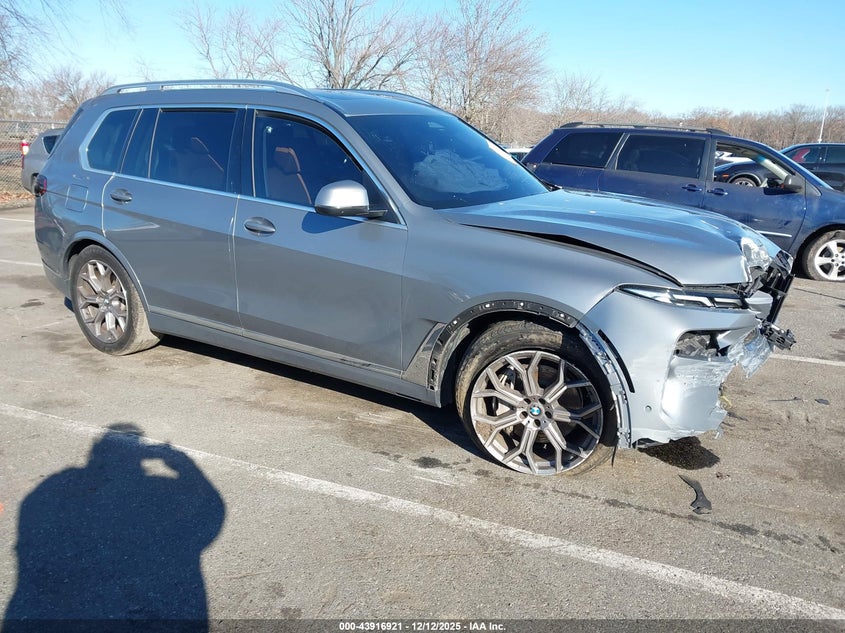 2023 BMW X7 VIN 5UX23EM0XP9P00328 IAAI salvage auction — FRONT END, Salvage Title, sold $25,050 on 2026-07-06 (photo 1)