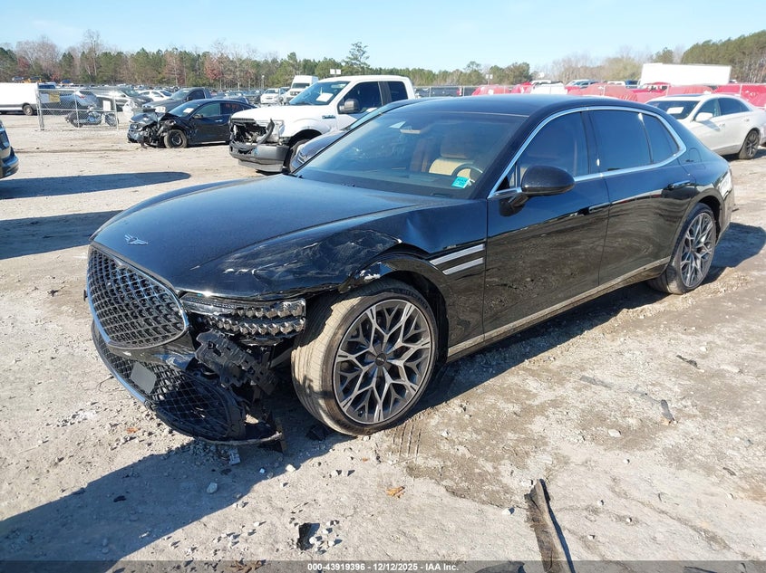 2024 Genesis G90 VIN KMTFC4SD0RU039719 IAAI salvage auction — LEFT FRONT, Salvage (Georgia), sold $25,550 on 2026-09-08 (photo 2)