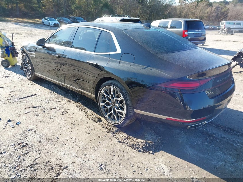 2024 Genesis G90 VIN KMTFC4SD0RU039719 IAAI salvage auction — LEFT FRONT, Salvage (Georgia), sold $25,550 on 2026-09-08 (photo 3)