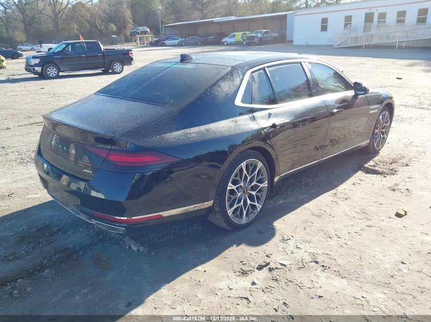 2024 Genesis G90 VIN KMTFC4SD0RU039719 IAAI salvage auction — LEFT FRONT, Salvage (Georgia), sold $25,550 on 2026-09-08 (photo 4)