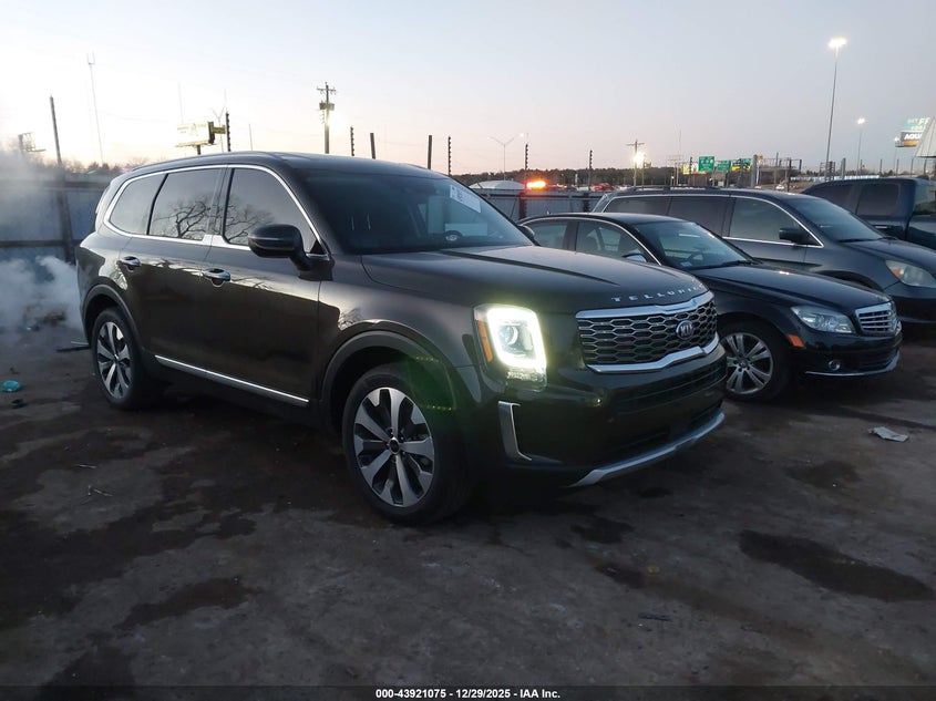 2021 Kia Telluride VIN 5XYP64HC3MG154415 IAAI salvage auction — FRONT END, Salvage (Oklahoma), sold $9,150 on 2026-07-08 (photo 1)